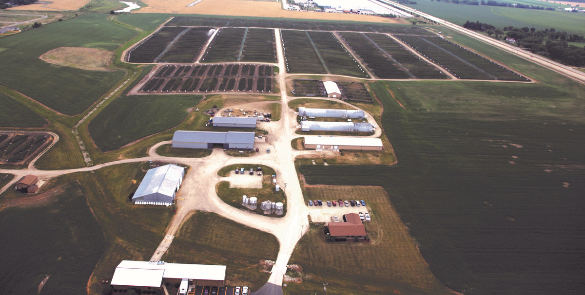 Aerial view of the Pheasant Farm