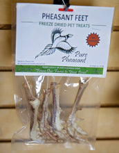 Load image into Gallery viewer, Freeze-Dried Pheasant Feet for Dogs or Cats, 2 oz
