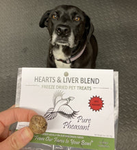 Load image into Gallery viewer, Freeze-Dried Pheasant Hearts &amp; Liver for Dogs or Cats (Discontinued)
